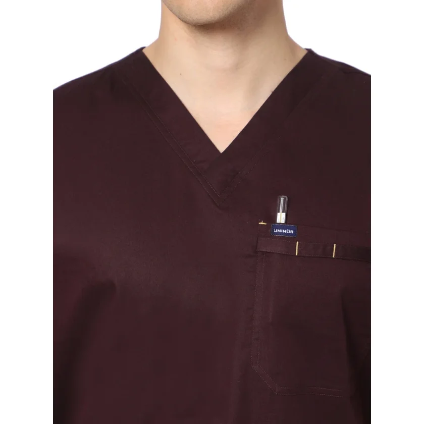 men-stretchable-wine-scrub-suit