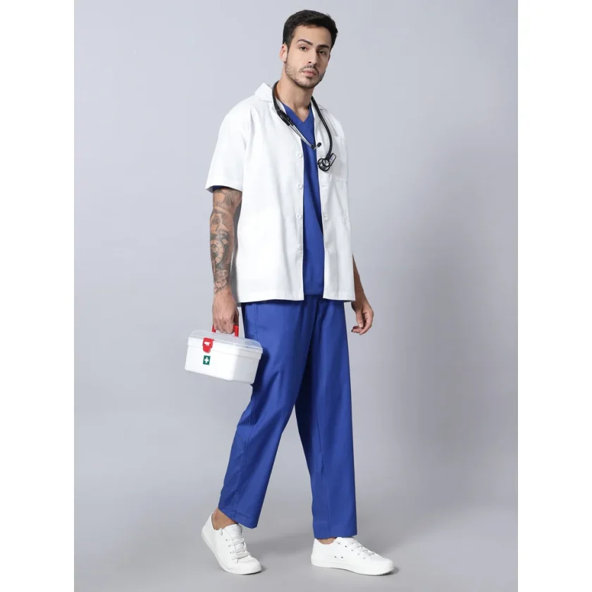 men-shortsleeve-white-regularlength-labcoat