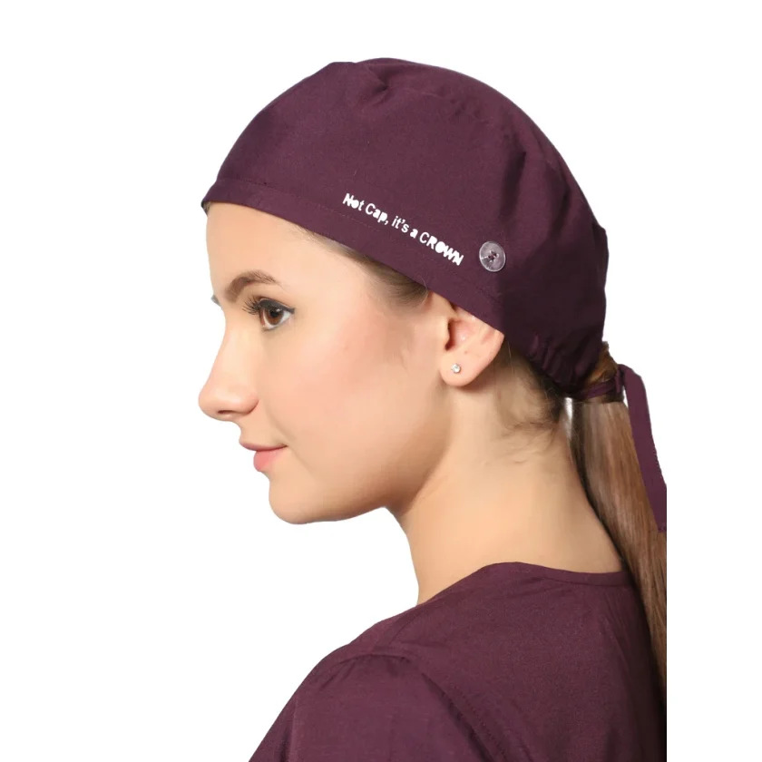 women-wine-scrub-cap