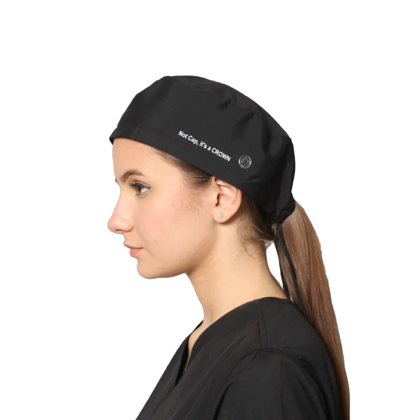 women-jetblack-scrub-cap