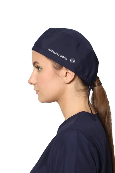 women-navyblue-scrub-cap