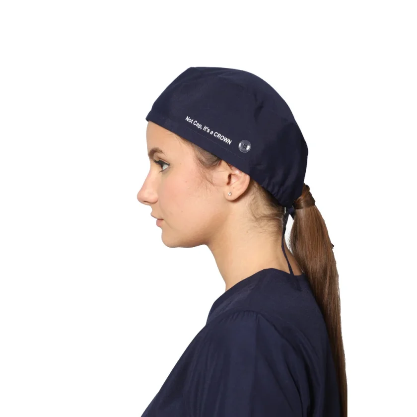 women-navyblue-scrub-cap