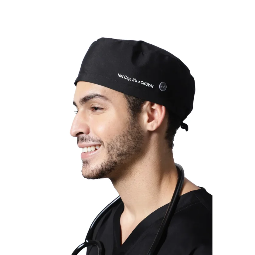 men-jetblack-scrub-cap