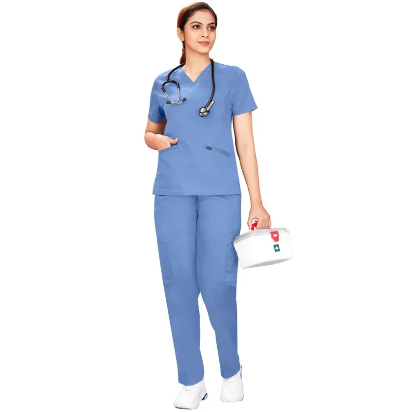 women-stretchable-medicalblue-scrub-suit