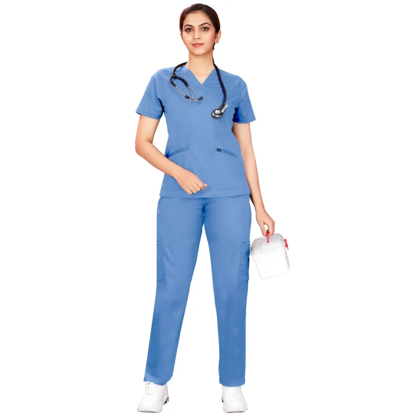 women-stretchable-medicalblue-scrub-suit