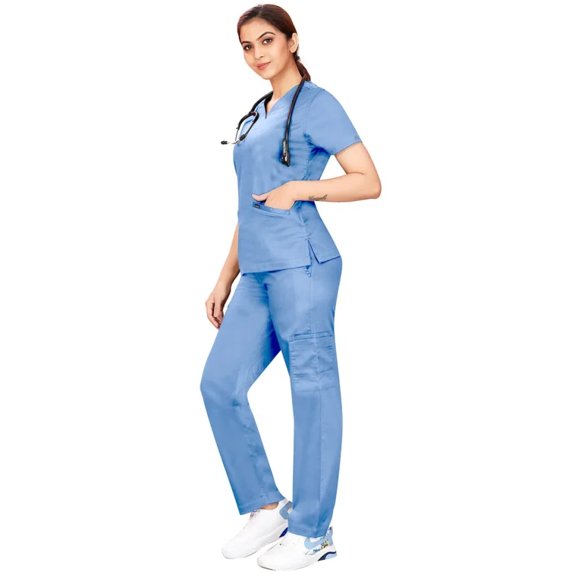 women-stretchable-medicalblue-scrub-suit